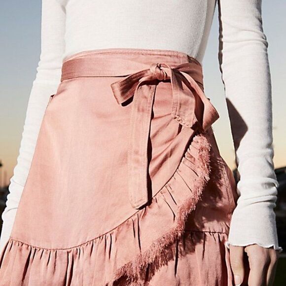 Free People FP One Tuxedo Mini Skirt Sz 4 - Picture 2 of 7